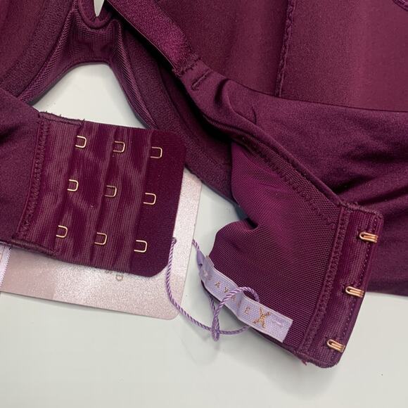 Savage Not Sorry Purple Half-Cup Plunge Bra with Lace New with Tag W-601 Sz 40DD - Picture 6 of 9